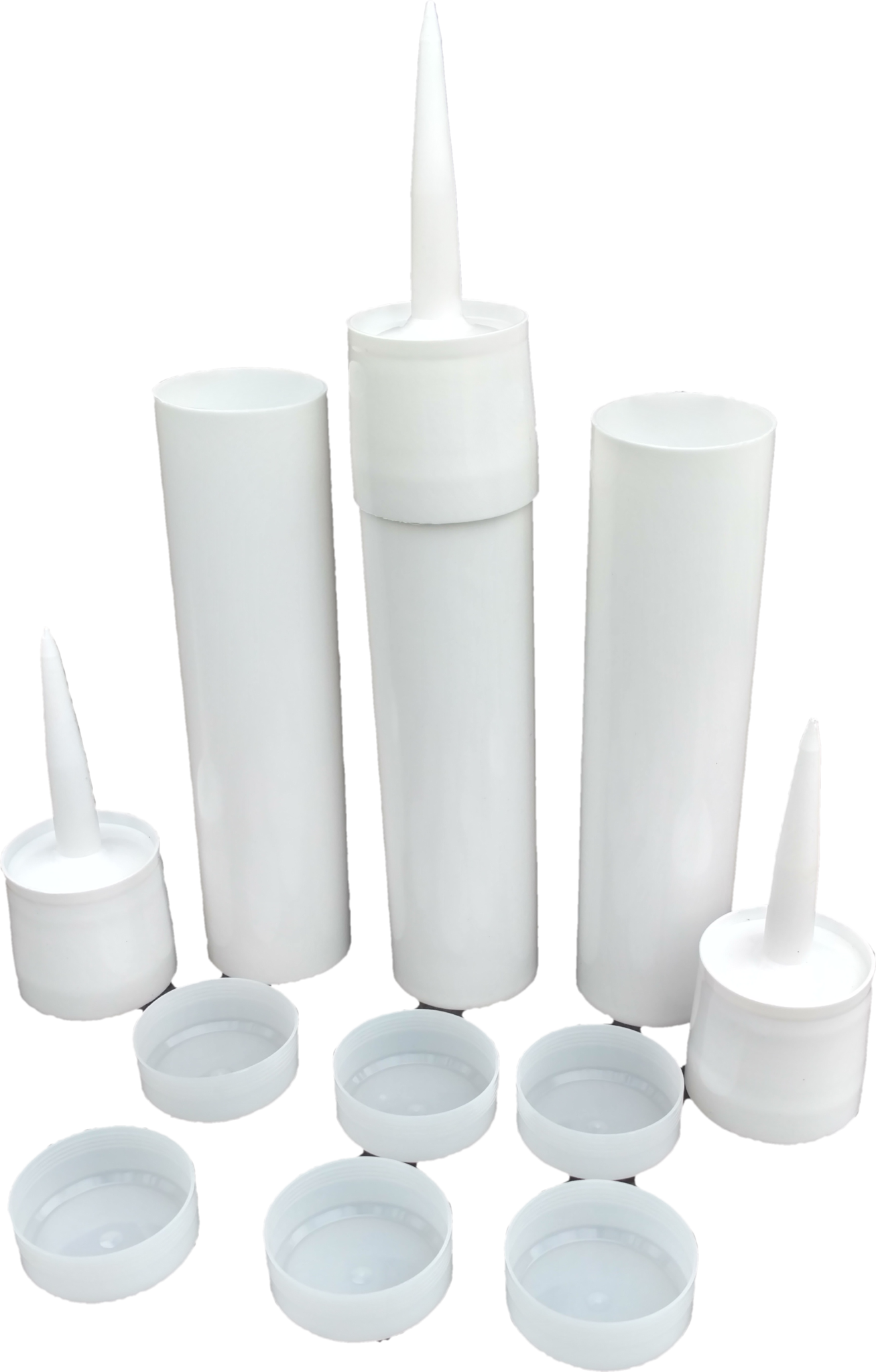 Reusable Empty Caulk Tube - REFILLABLE CAULKING Cartridge 10 Oz. - 3